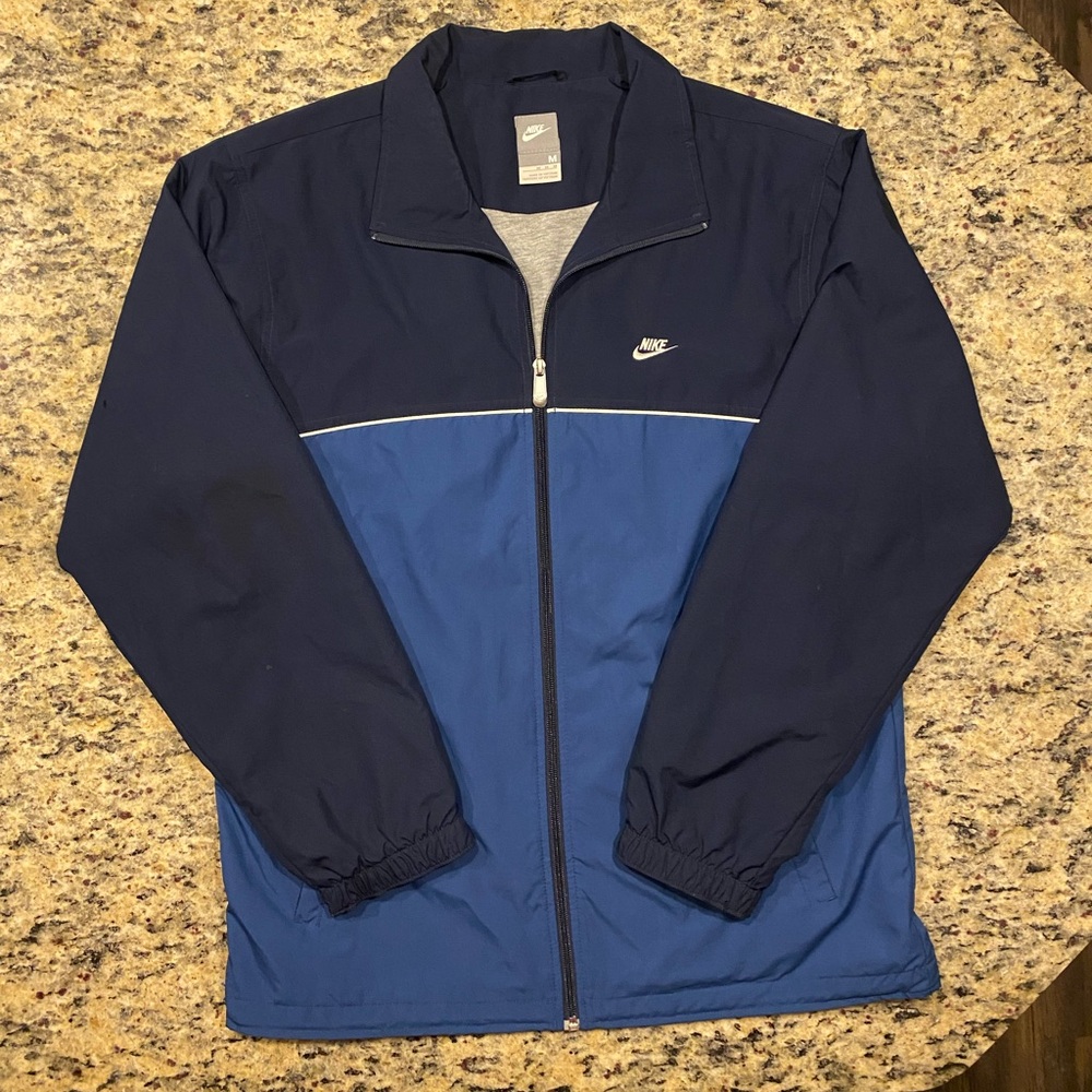 Nike Full Zip Windbreaker Track Running Jacket